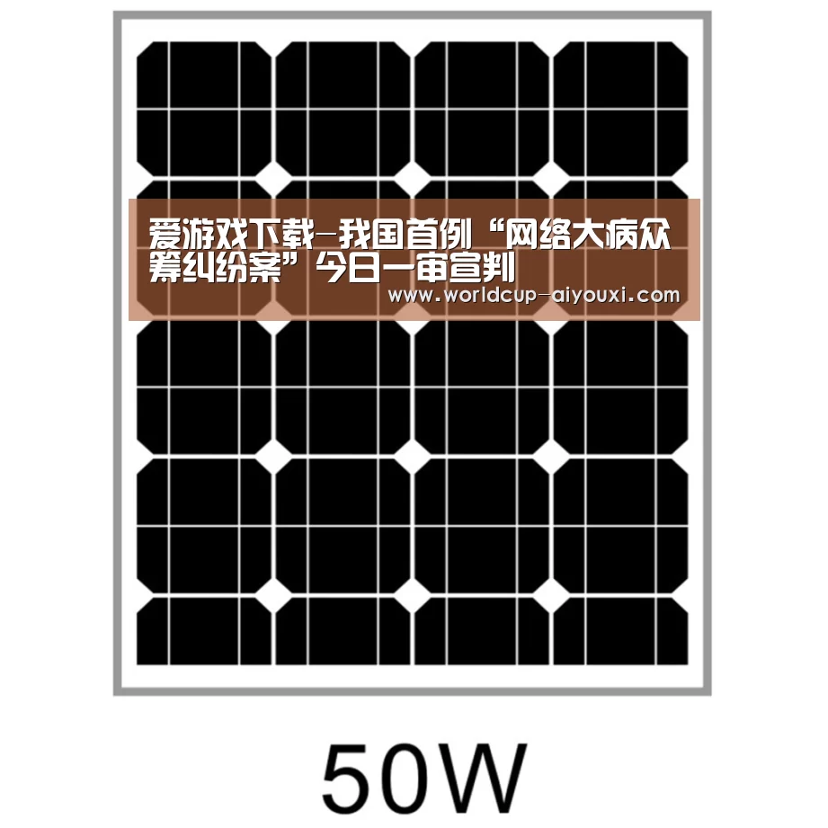 爱游戏下载-我国首例“网络大病众筹纠纷案”今日一审宣判(图1) 体育直播